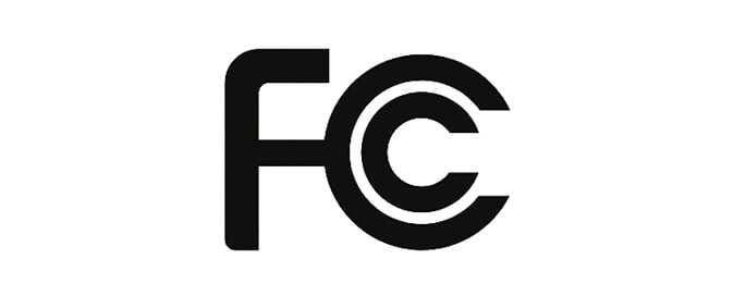 2026 Kia Tasman FCC certification logo image. The logo features the stylized letters 'F' and 'C' with a smaller 'C' nested inside the larger 'C'. It signifies compliance with the Federal Communications Commission regulations for the United States.