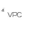 2026 Kia Tasman VPC symbol icon. The text 'VPC' is displayed with a superscript number '4' on the left. This symbol identifies the VPC component in the engine compartment fuse panel.