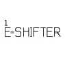 2026 Kia Tasman E-SHIFTER symbol image. The text 'E-SHIFTER' is displayed with a superscript number '1' on the left. This symbol identifies the fuse associated with the electronic shifter system.