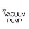 2026 Kia Tasman Vacuum Pump fuse symbol icon. The image displays the number 10 enclosed in a circle, indicating the amperage, with the text 'VACUUM PUMP' below. This symbol identifies the 10A fuse for the vacuum pump in the engine compartment fuse panel.