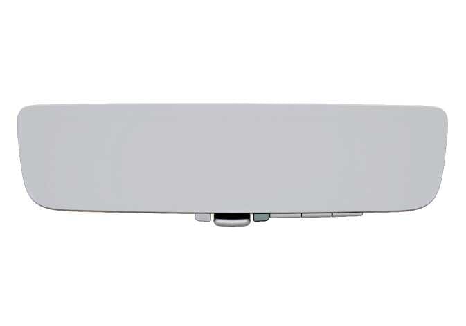 2026 기아 타스만 디지털 센터 미러의 광센서 위치 이미지입니다. 실내 미러 하단 프레임 중앙에 위치한 광센서와 우측의 조작 버튼 배치를 보여줍니다. 광센서의 오작동을 방지하기 위해 센서를 가리거나 만지지 않도록 주의해야 하는 위치를 설명합니다.