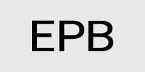 2026 기아 타스만 EPB 경고등 아이콘입니다. 영문 알파벳 EPB 문구가 표기되어 있습니다. 전자식 파킹 브레이크 시스템에 이상이 있을 때 점등되어 운전자에게 경고하는 기능을 설명합니다.